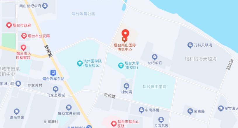 烟台家博会交通路线地图